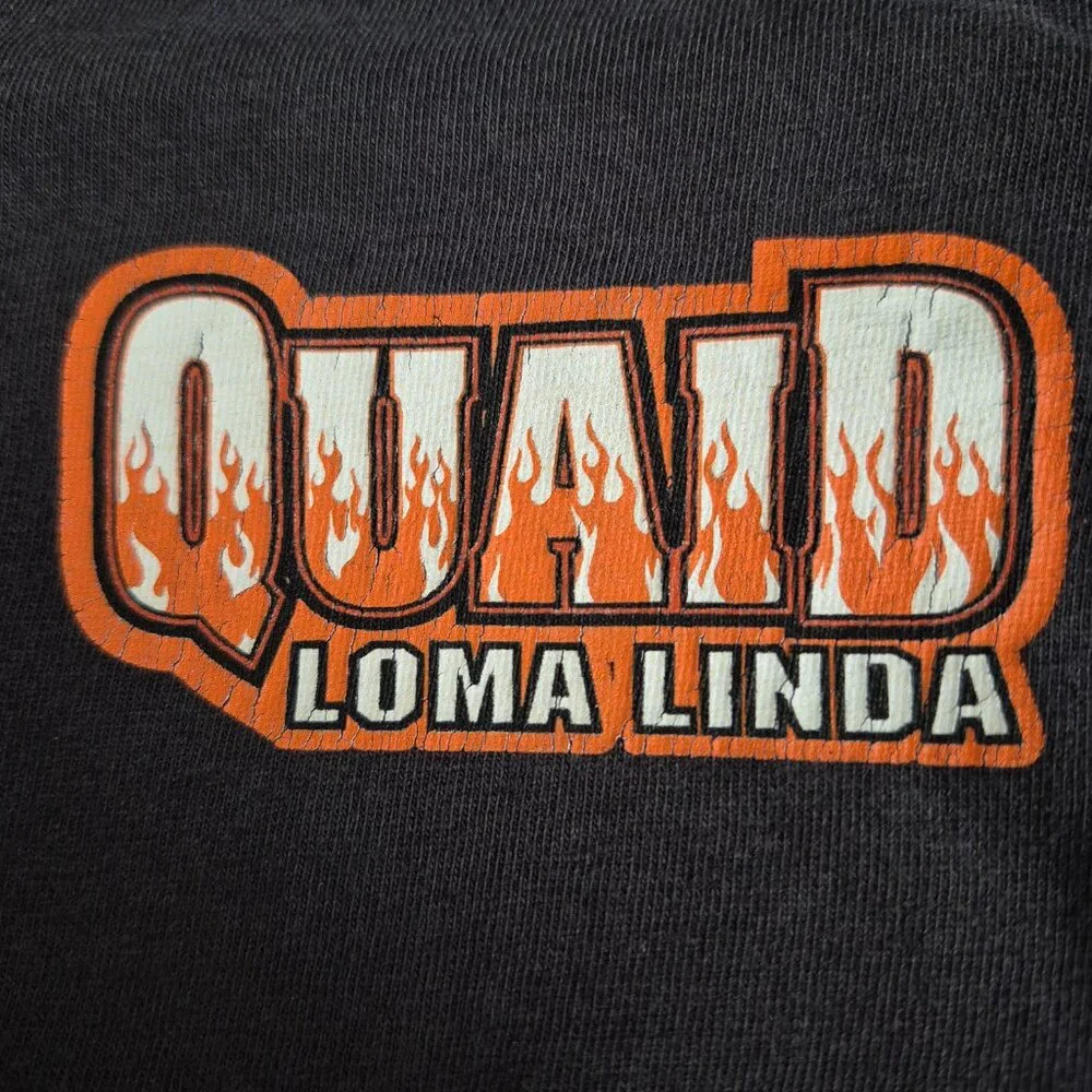 Quaid Loma Linda Wolf Graphic Tee Size XL - Picture 3 of 6